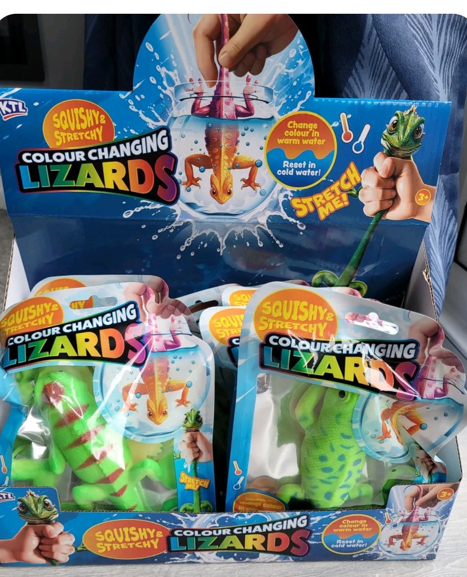 Colour Changing Squishy Lizard
