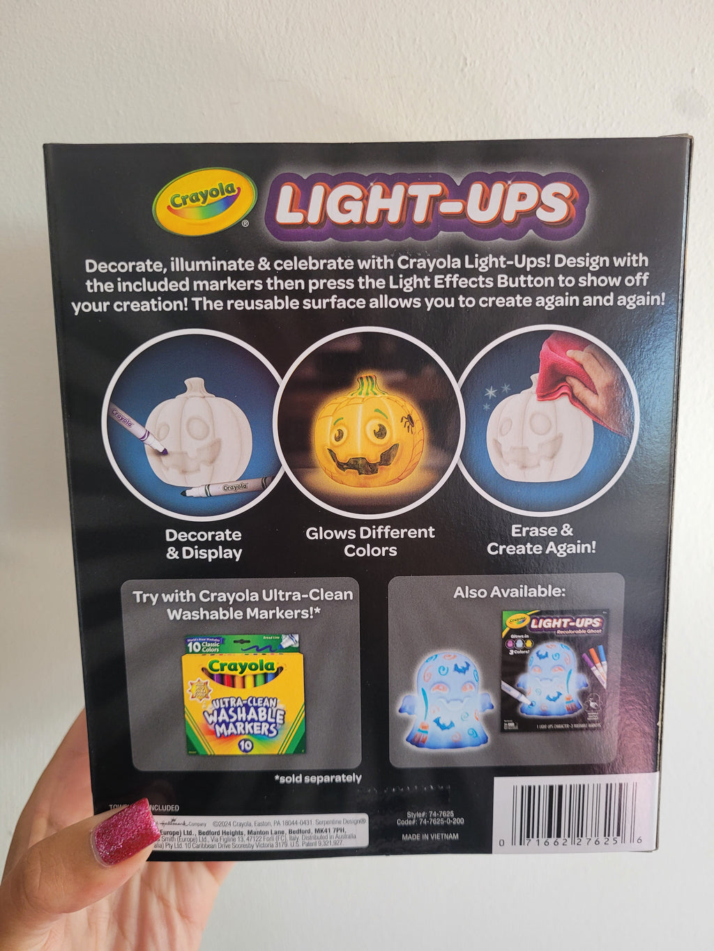 Crayola Light-Ups Recolorable Pumpkin