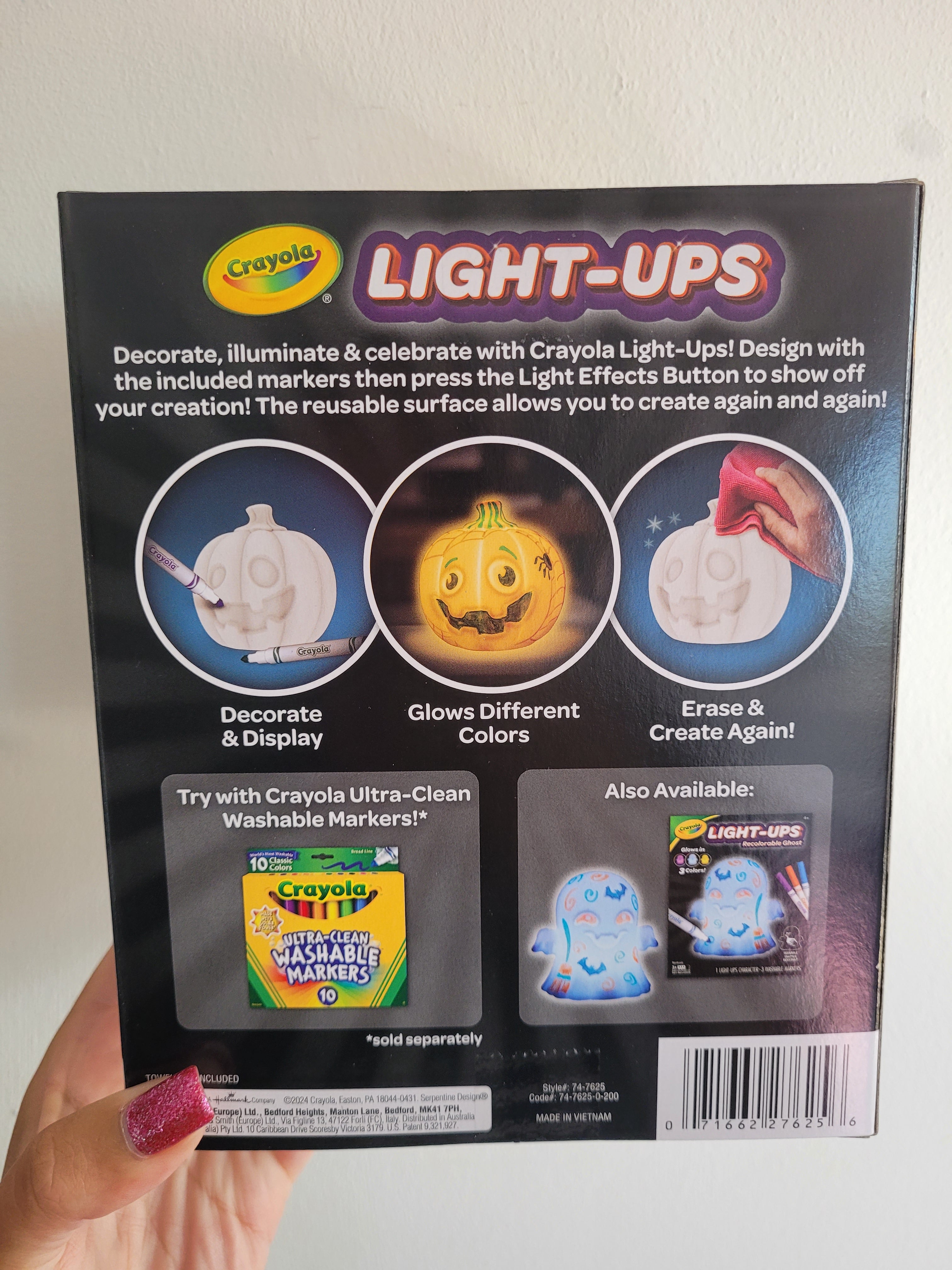 Crayola Light-Ups Recolorable Pumpkin