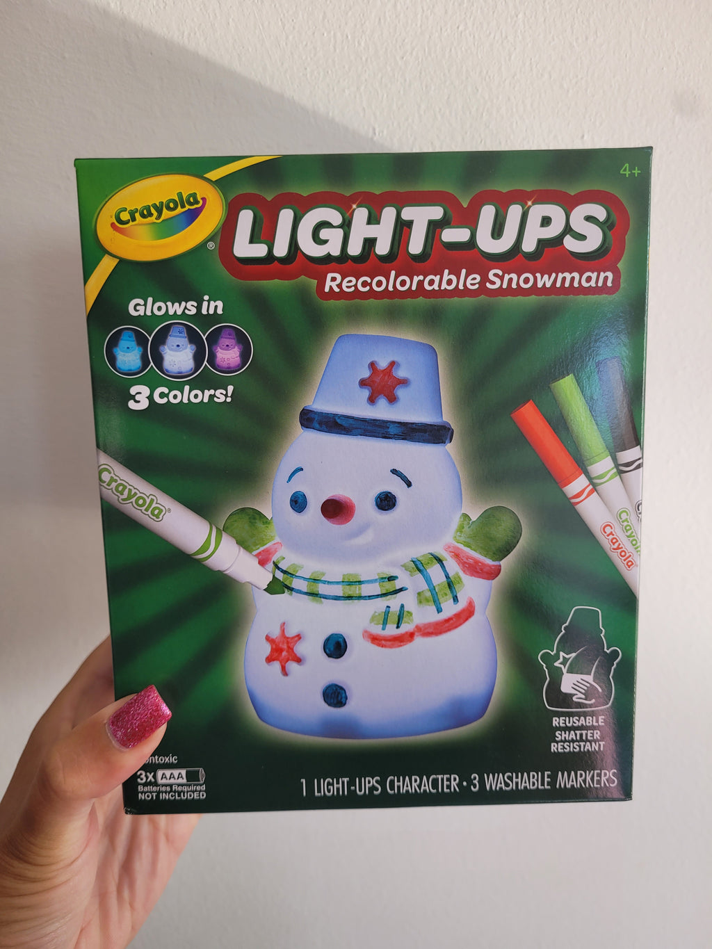 Crayola Light-Ups Recolorable Snowman