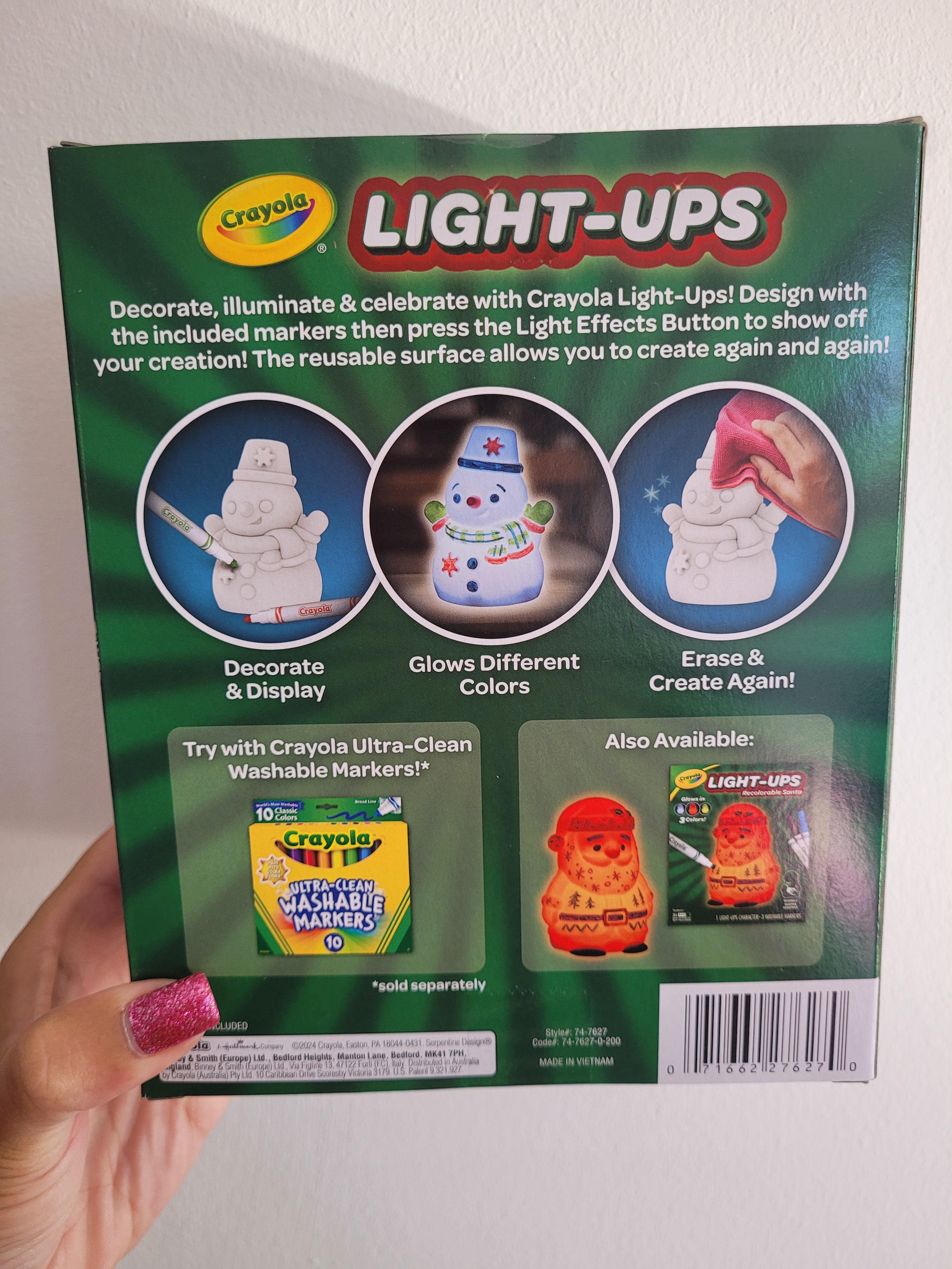 Crayola Light-Ups Recolorable Snowman