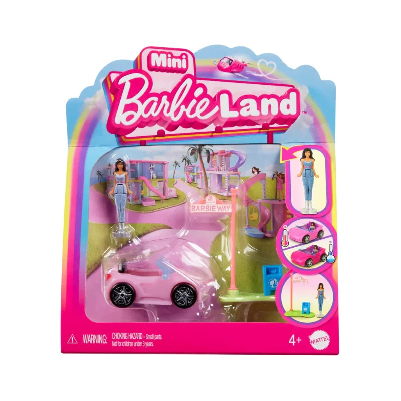 Barbie Mini Barbie Land Doll & Colour Changing Vehicle