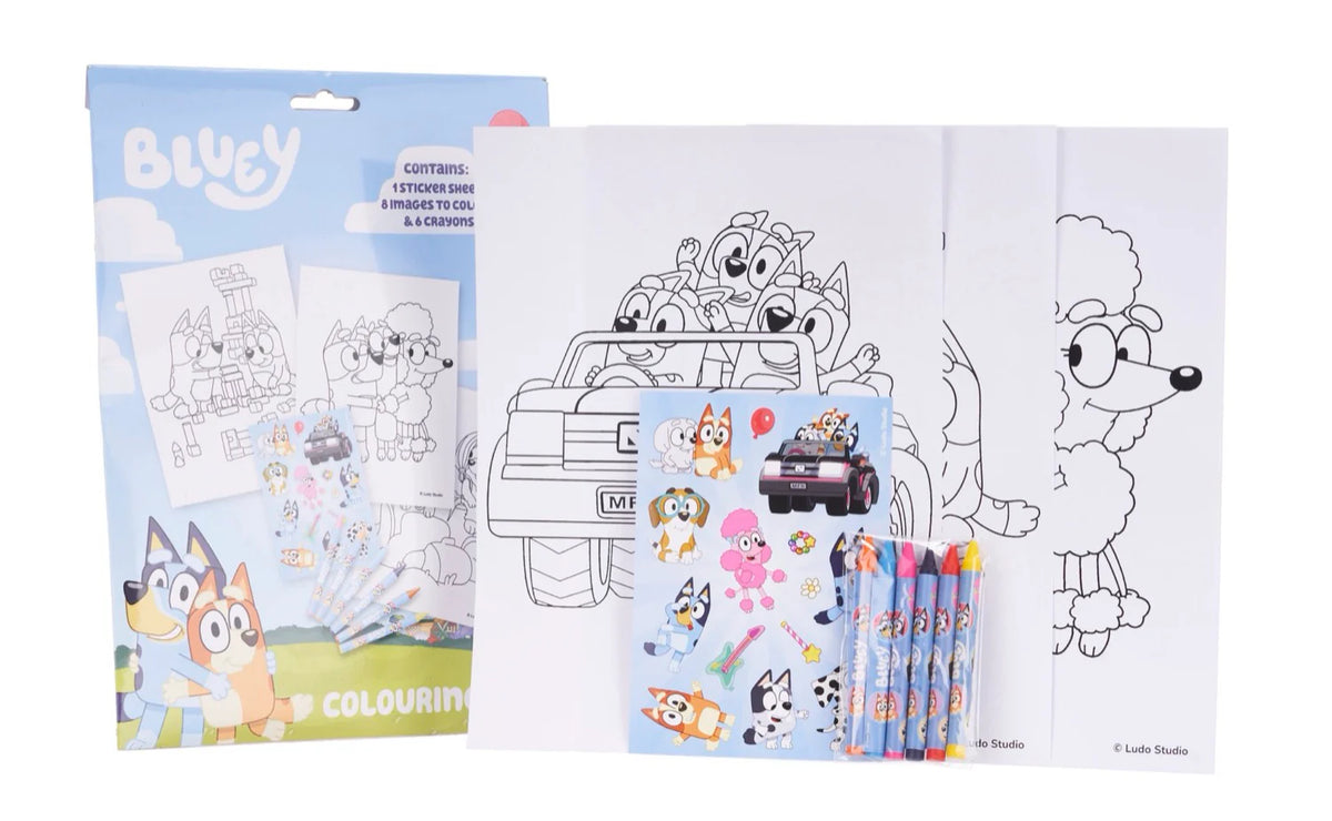 Bluey Colouring Pack