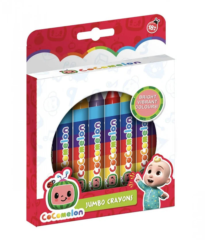 Cocomelon Jumbo Crayons