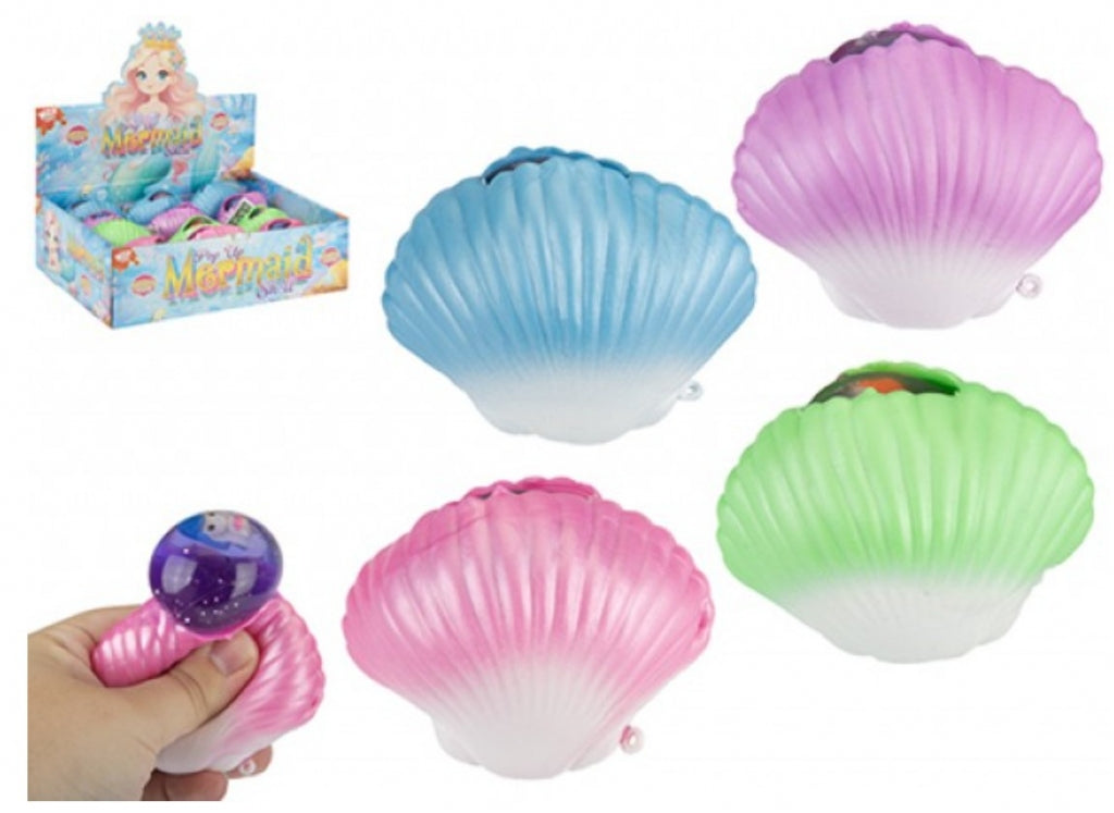 Glitter Mermaid Squeeze Shell