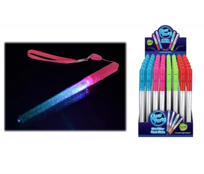 Mini Glitter Light Up Flashing Stick