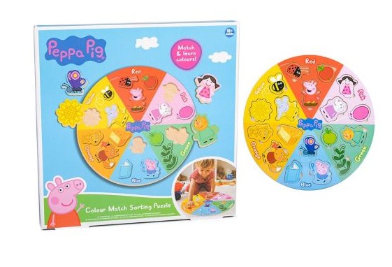 Peppa Pig Colour Sorting Puzzle