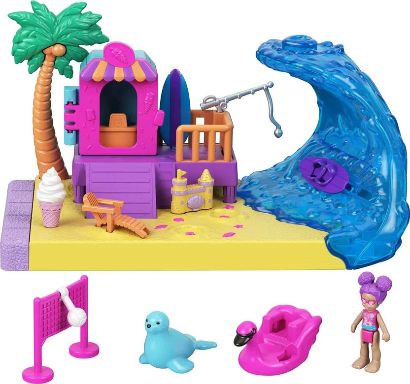 Polly Pocket Sunshine Beach Playset