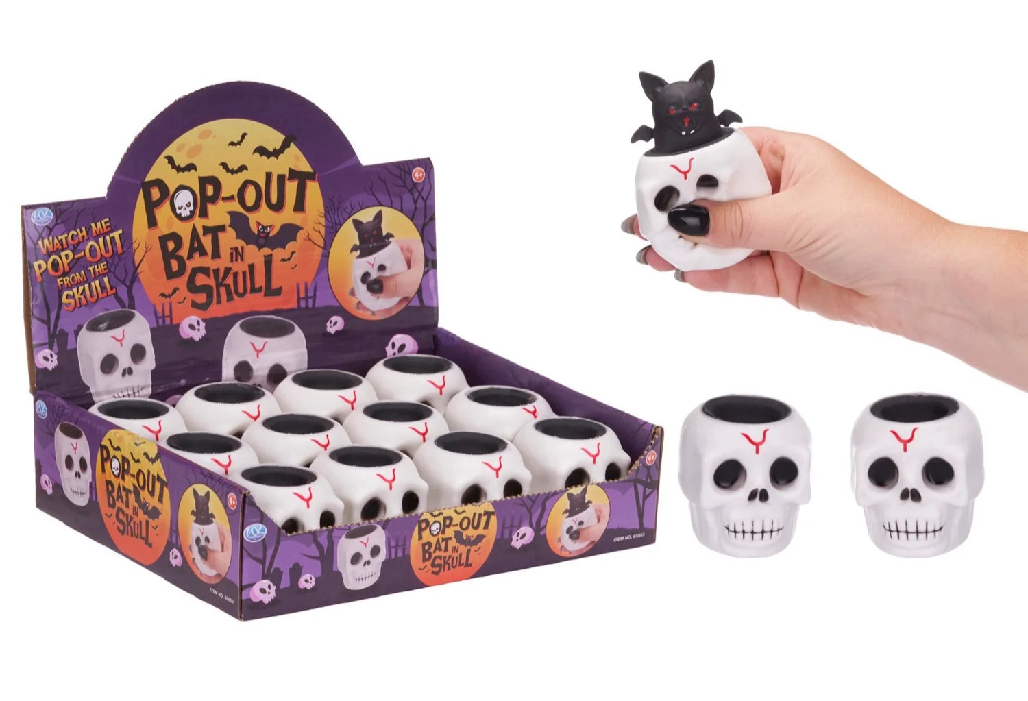 Pop Out Bat In Skull