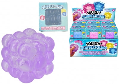 Squishy Slow Release Bubble Cube